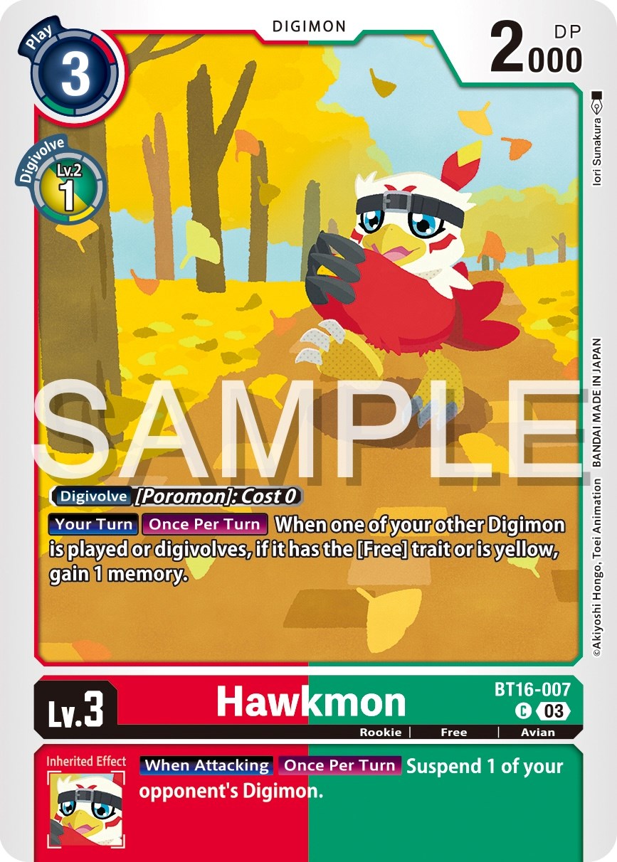 Hawkmon [BT16-007] [Beginning Observer] | Mindsight Gaming