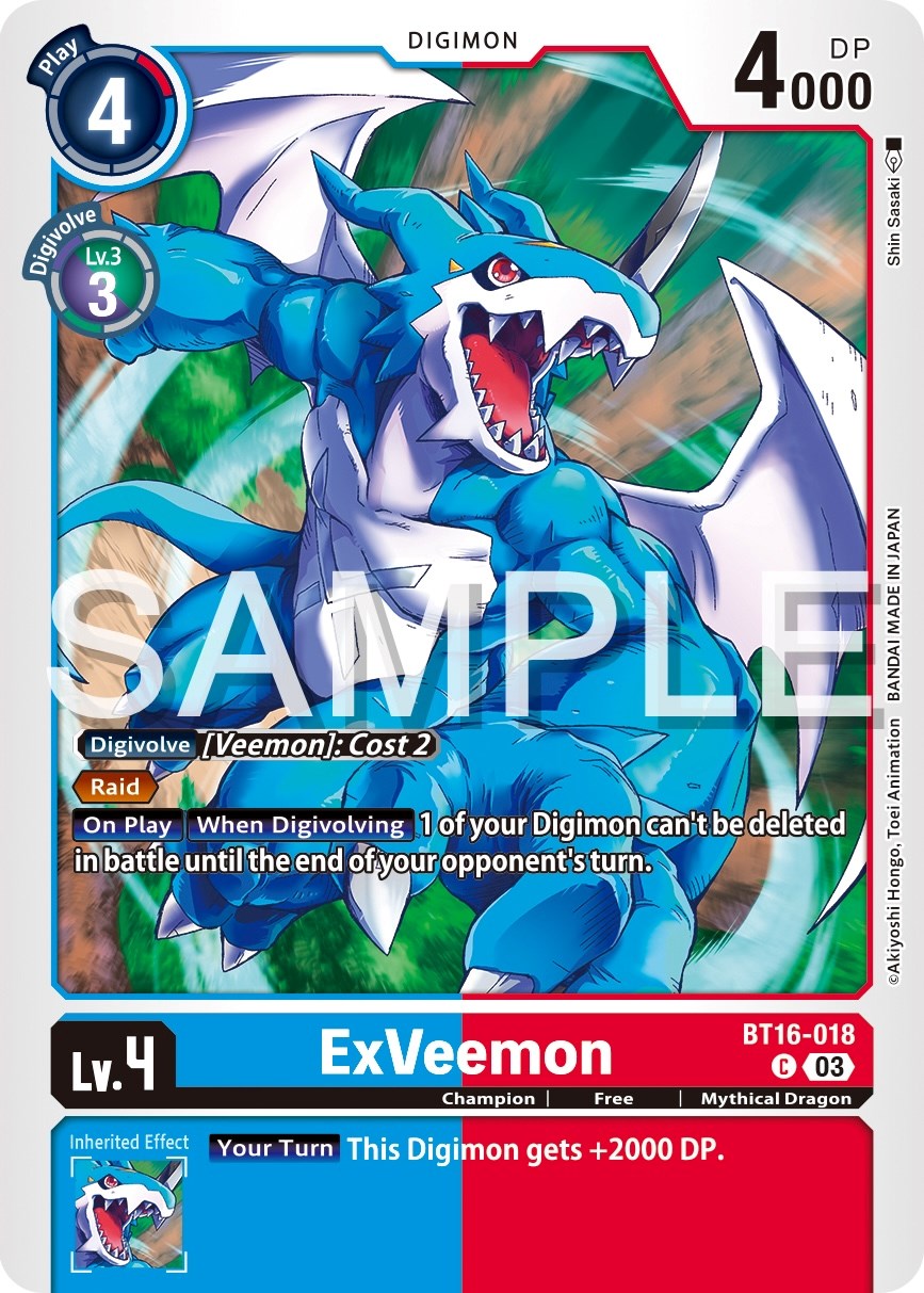 ExVeemon [BT16-018] [Beginning Observer] | Mindsight Gaming