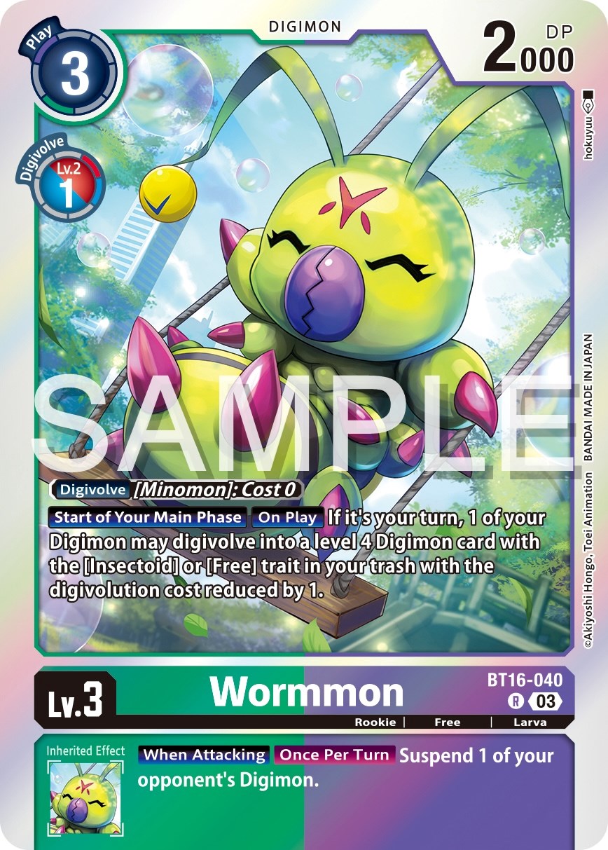 Wormmon [BT16-040] [Beginning Observer] | Mindsight Gaming