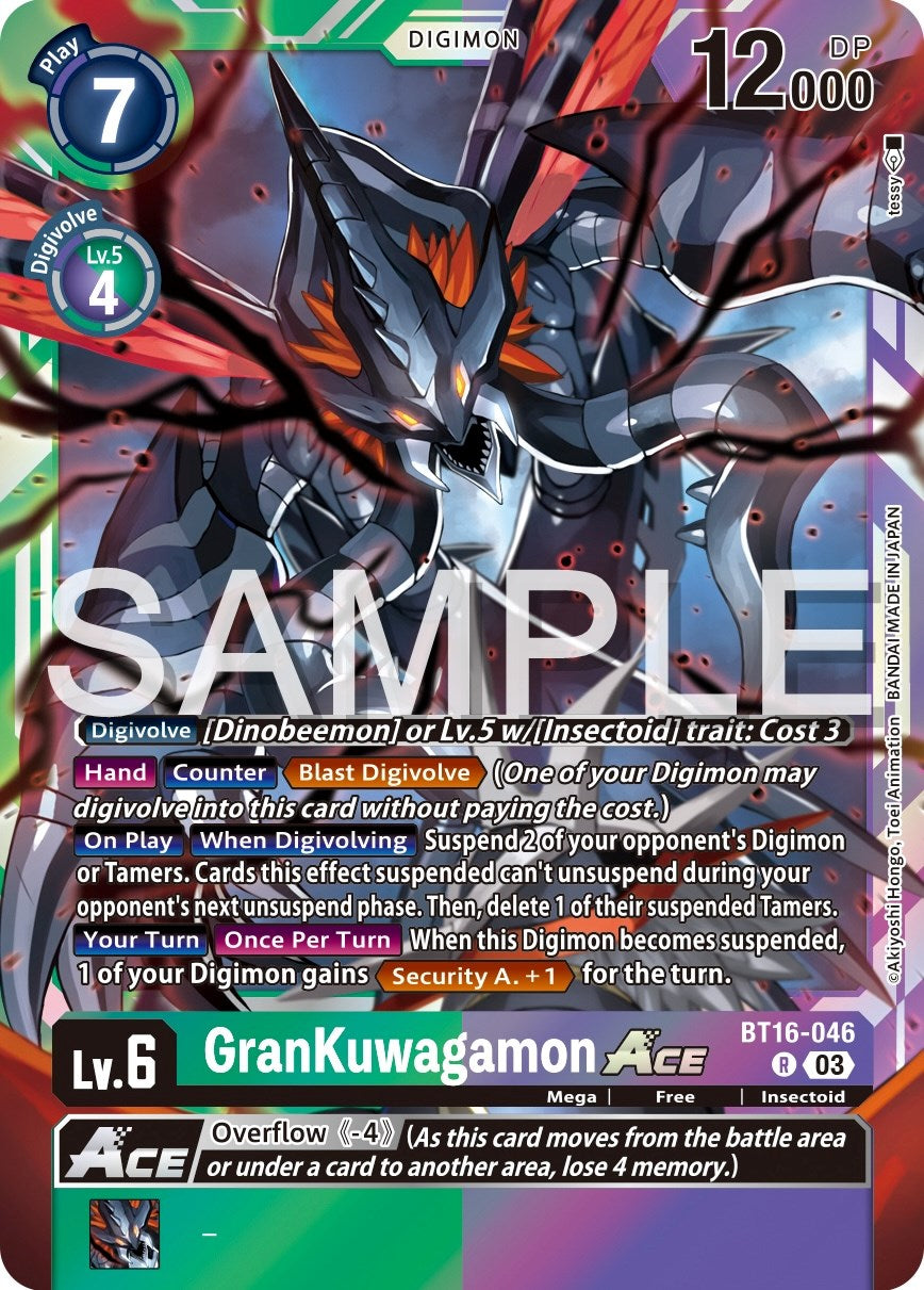 GranKuwagamon Ace [BT16-046] [Beginning Observer] | Mindsight Gaming