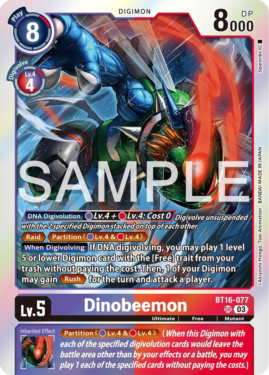 Dinobeemon [BT16-077] [Beginning Observer] | Mindsight Gaming