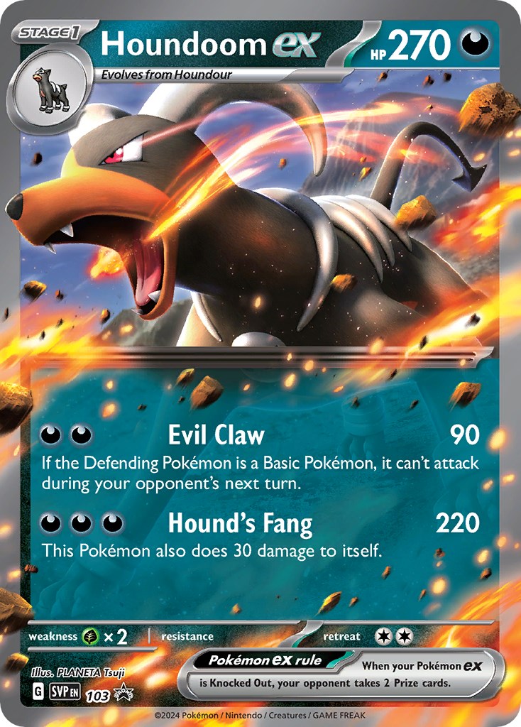 Houndoom ex (103) [Scarlet & Violet: Black Star Promos] | Mindsight Gaming