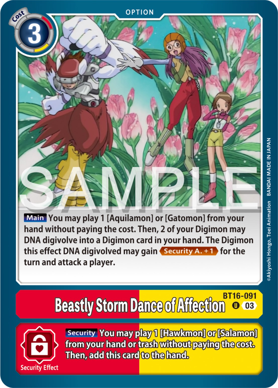 Beastly Storm Dance of Affection [BT16-091] [Beginning Observer] | Mindsight Gaming