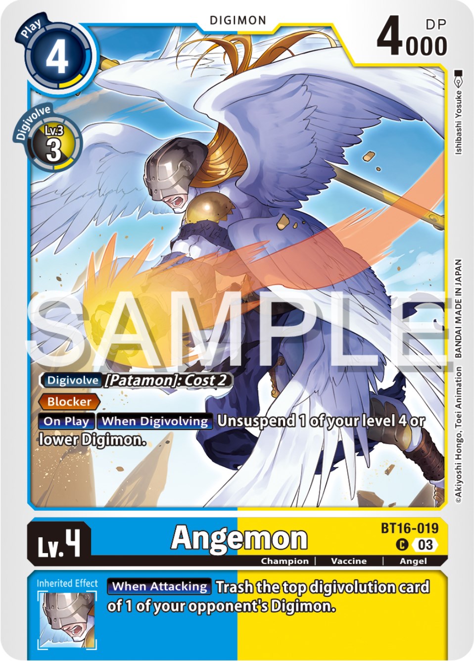 Angemon [BT16-019] [Beginning Observer] | Mindsight Gaming