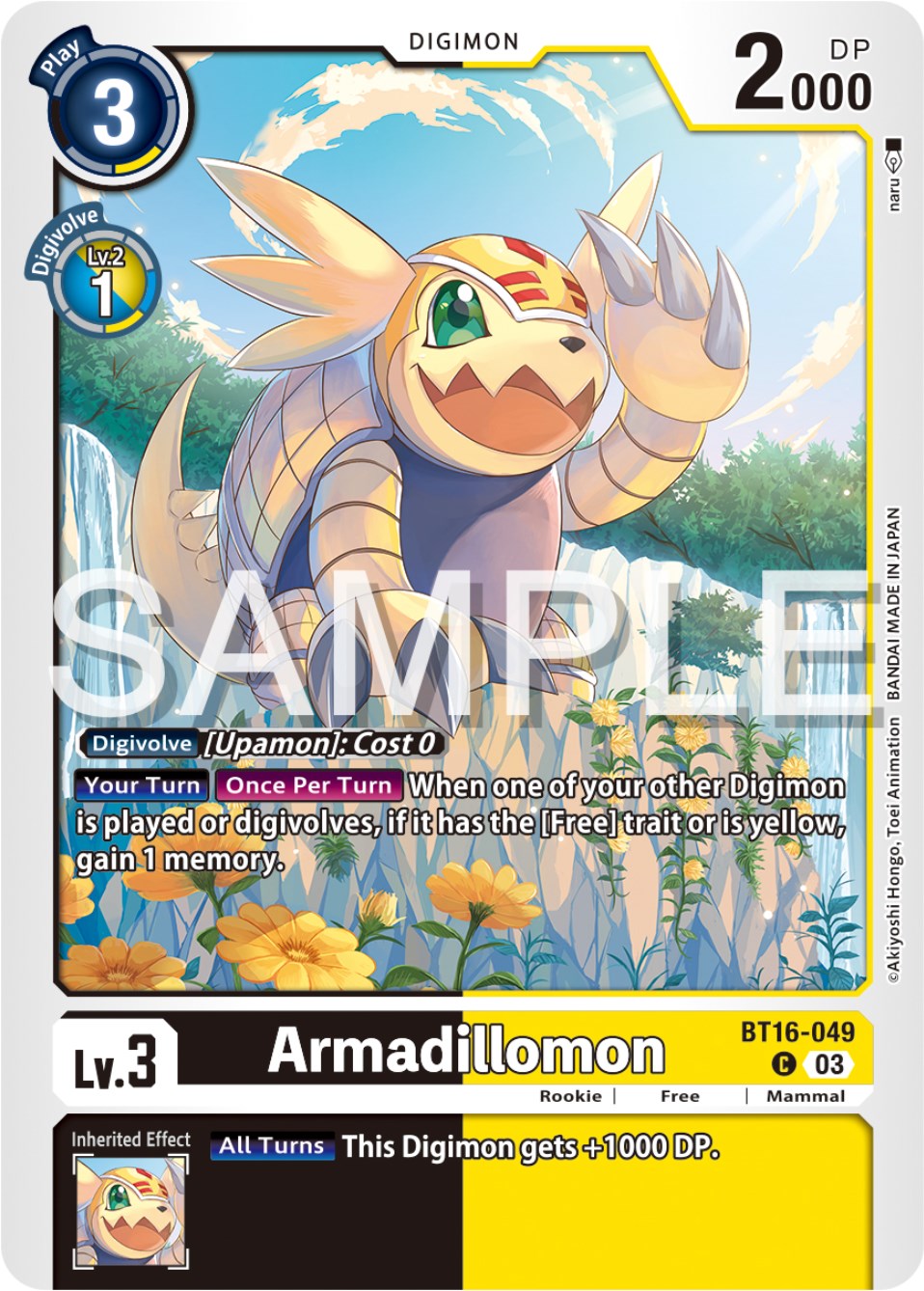 Armadillomon [BT16-049] [Beginning Observer] | Mindsight Gaming