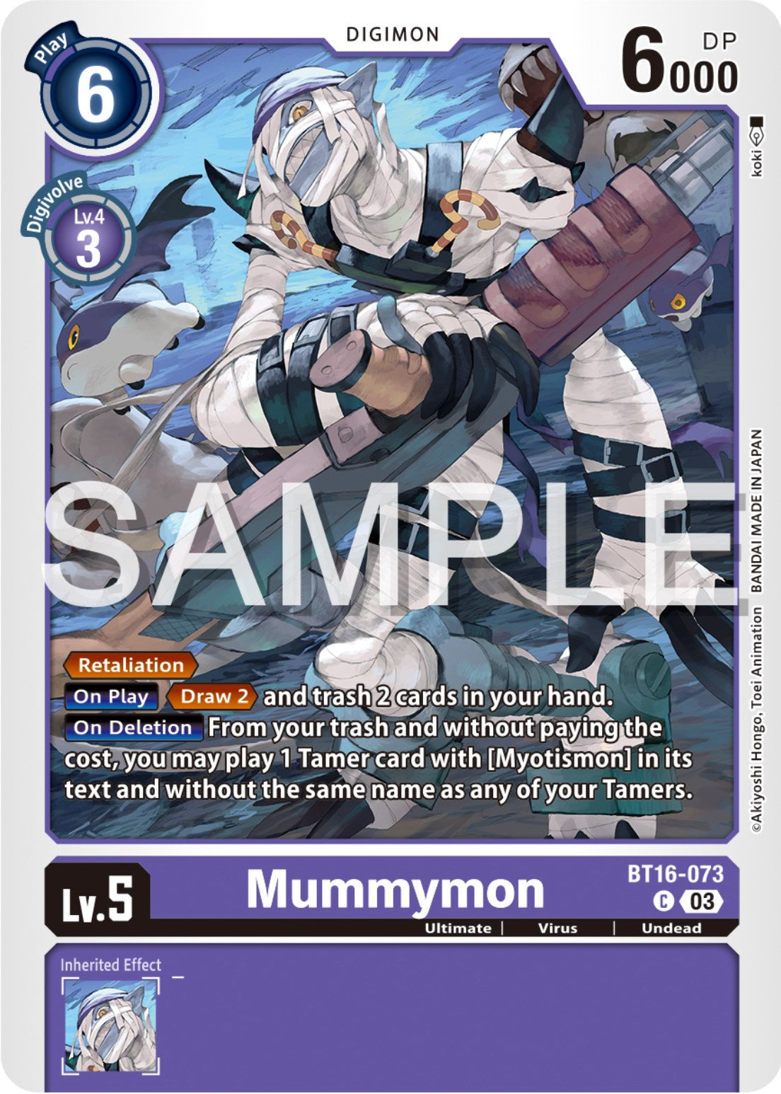 Mummymon [BT16-073] [Beginning Observer] | Mindsight Gaming