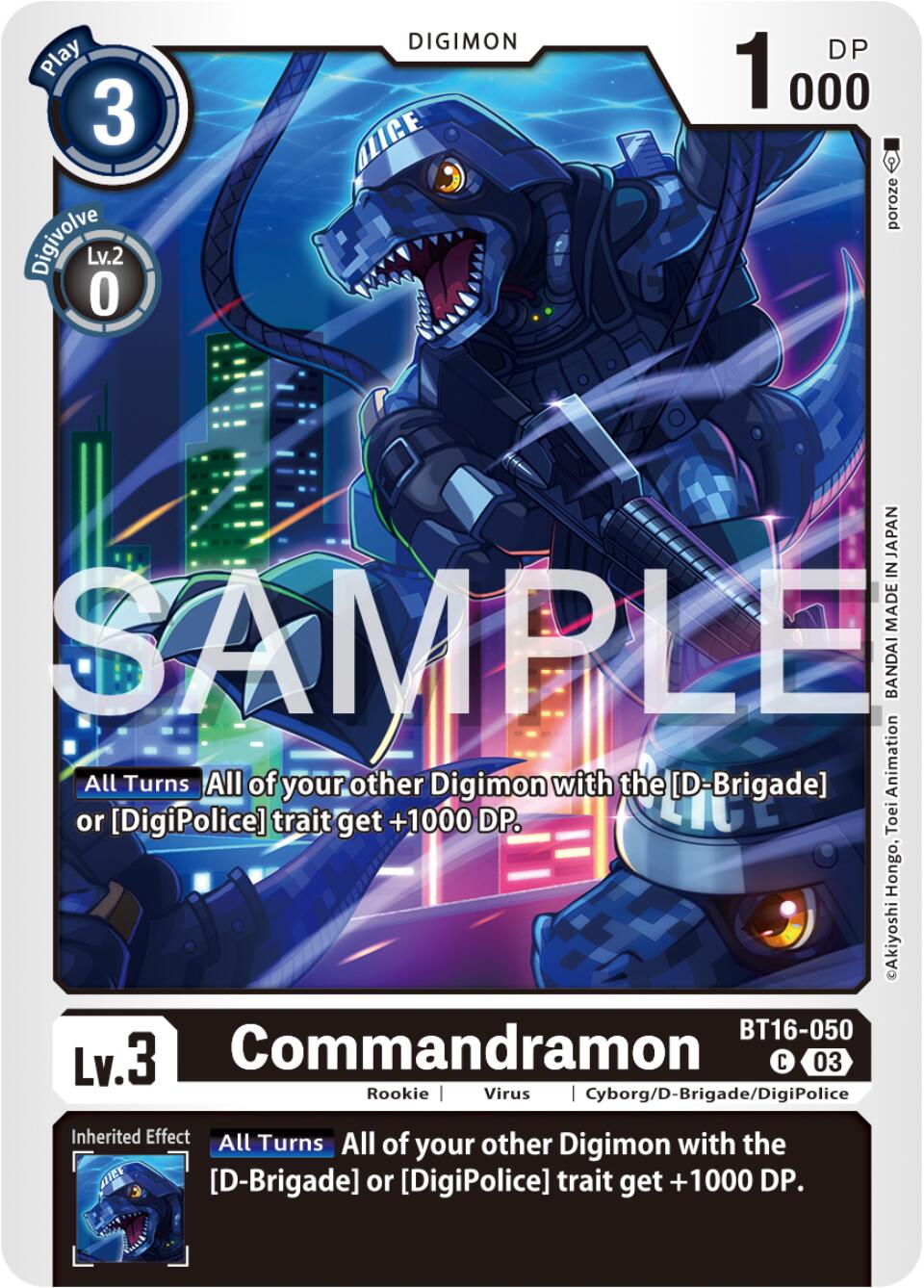 Commandramon [BT16-050] [Beginning Observer] | Mindsight Gaming