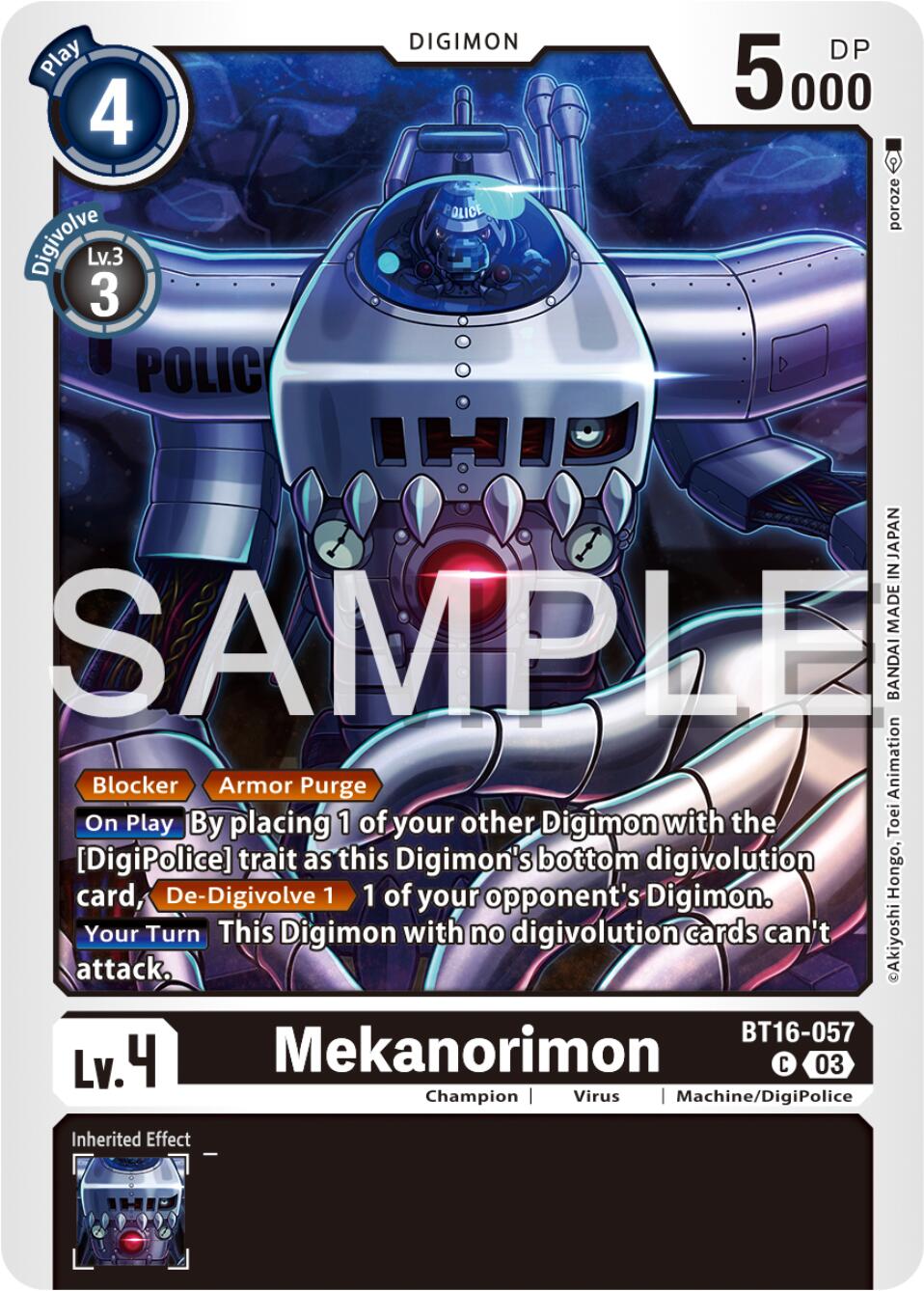 Mekanorimon [BT16-057] [Beginning Observer] | Mindsight Gaming