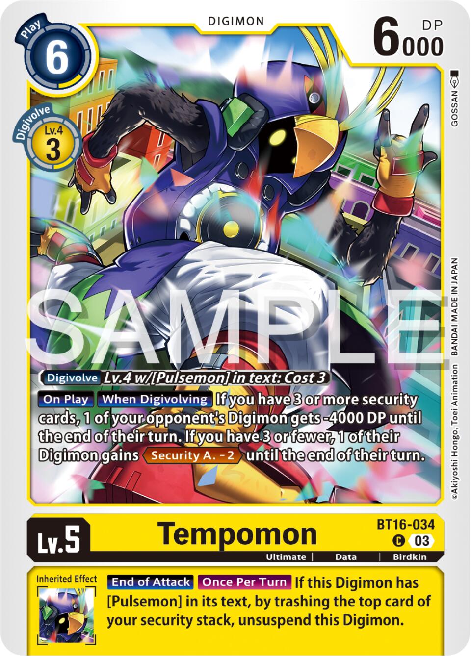 Tempomon [BT16-034] [Beginning Observer] | Mindsight Gaming