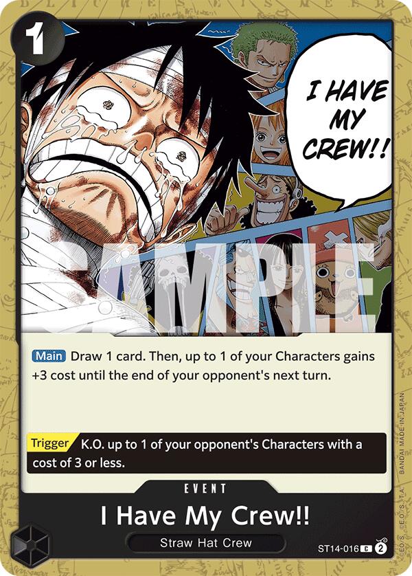 I Have My Crew!! [Starter Deck: 3D2Y] | Mindsight Gaming