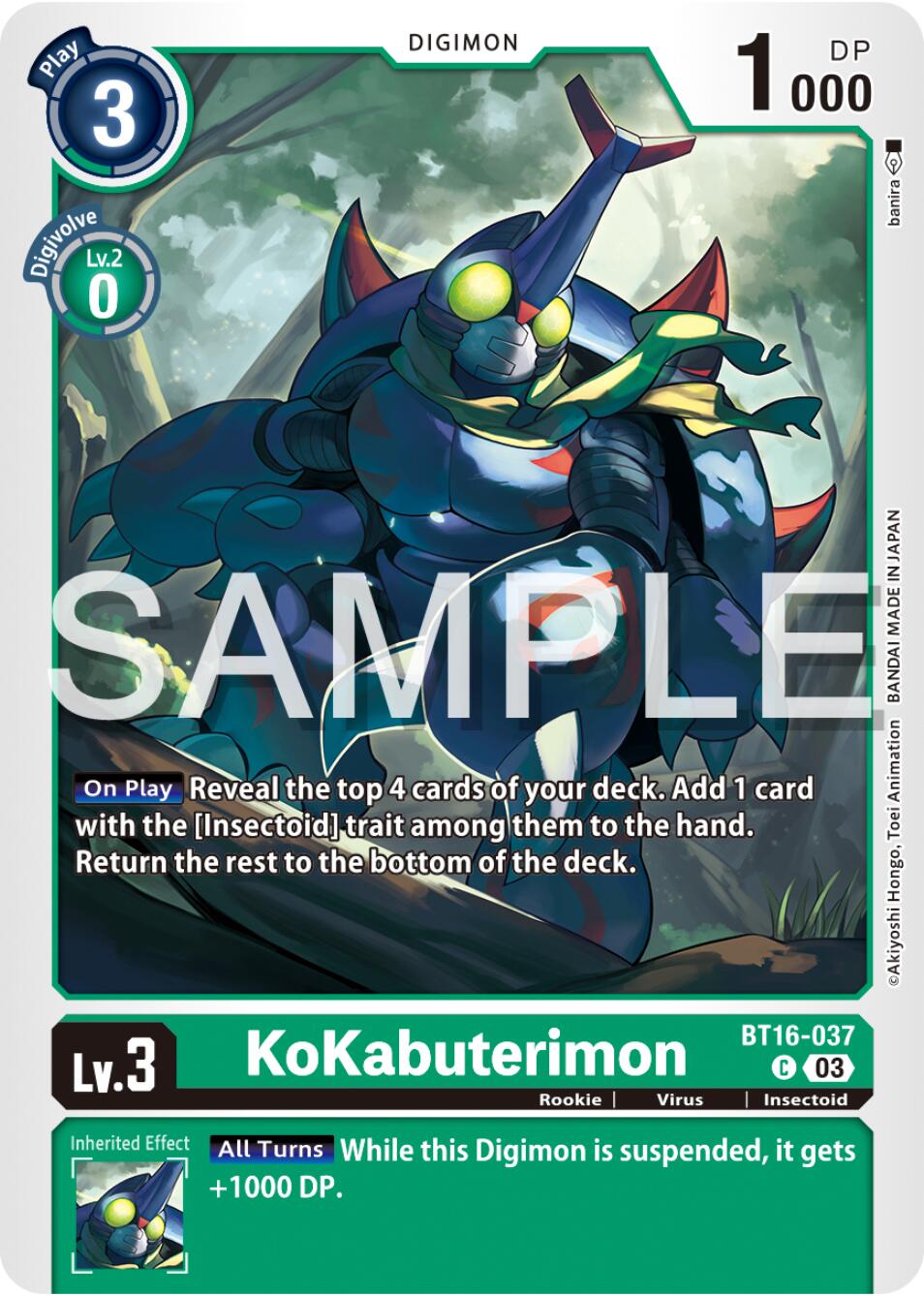 KoKabuterimon [BT16-037] [Beginning Observer] | Mindsight Gaming