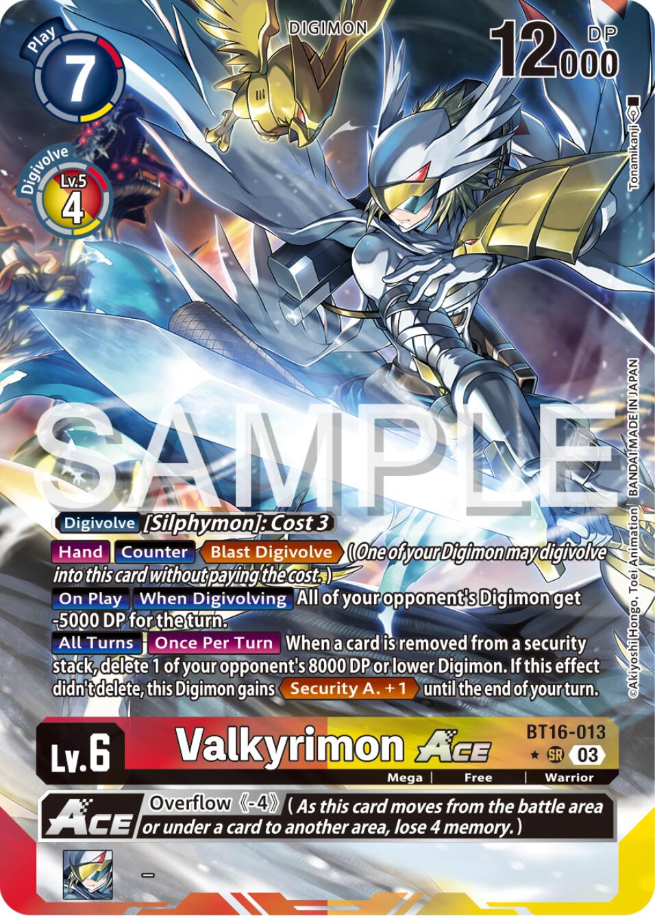 Valkyrimon Ace [BT16-013] (Alternate Art) [Beginning Observer] | Mindsight Gaming