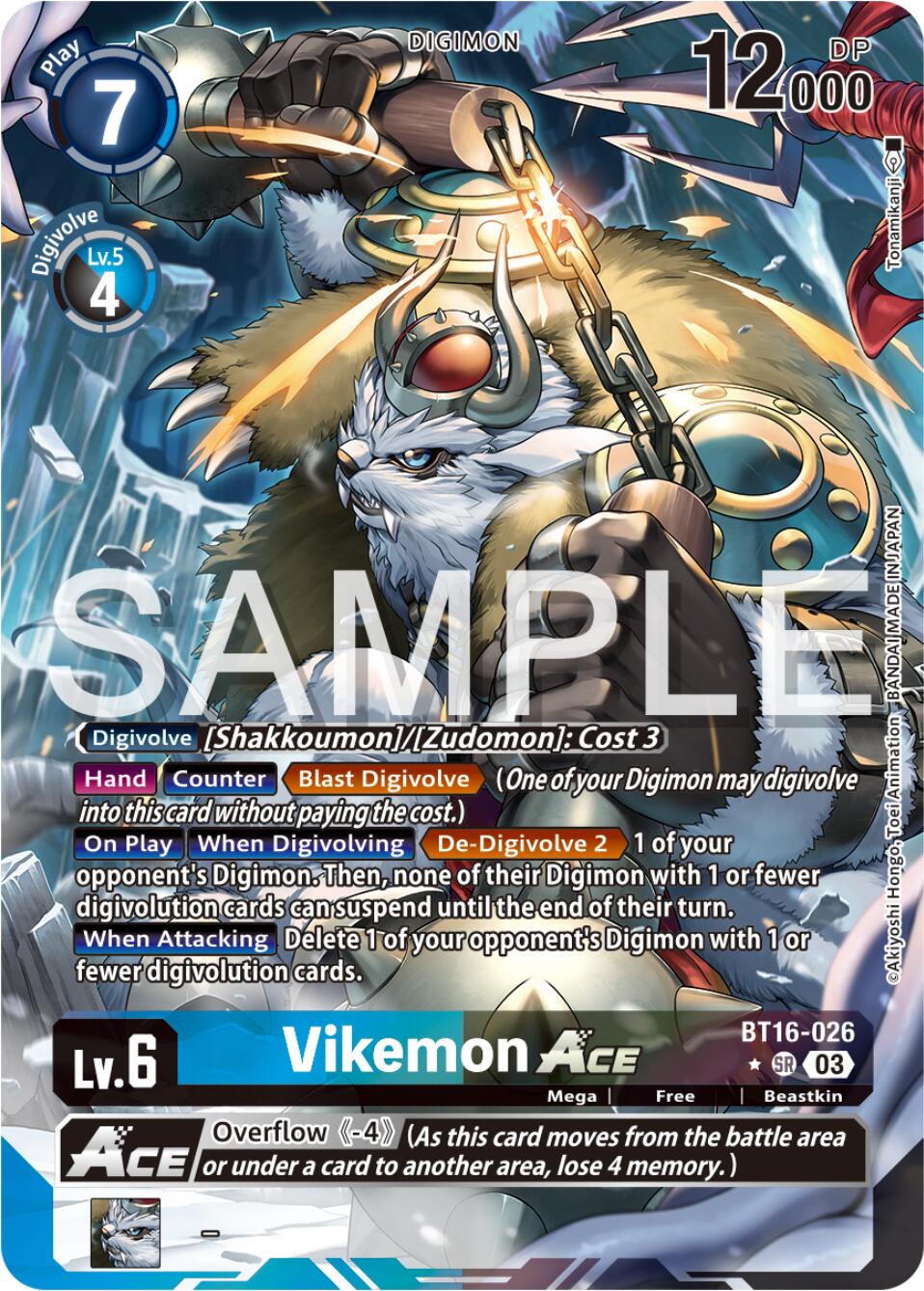 Vikemon Ace [BT16-026] (Alternate Art) [Beginning Observer] | Mindsight Gaming