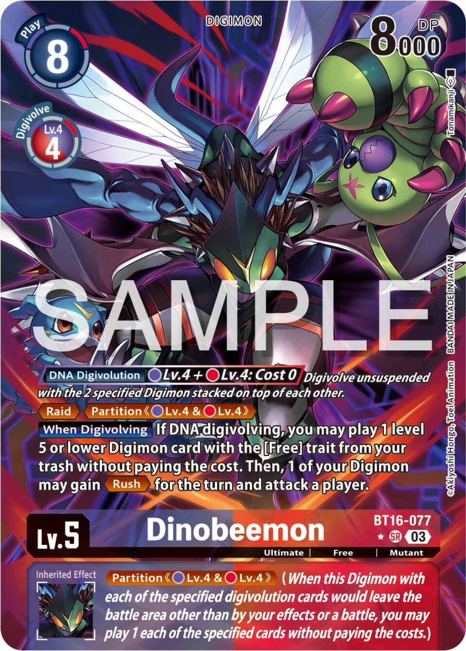 Dinobeemon [BT16-077] (Alternate Art) [Beginning Observer] | Mindsight Gaming