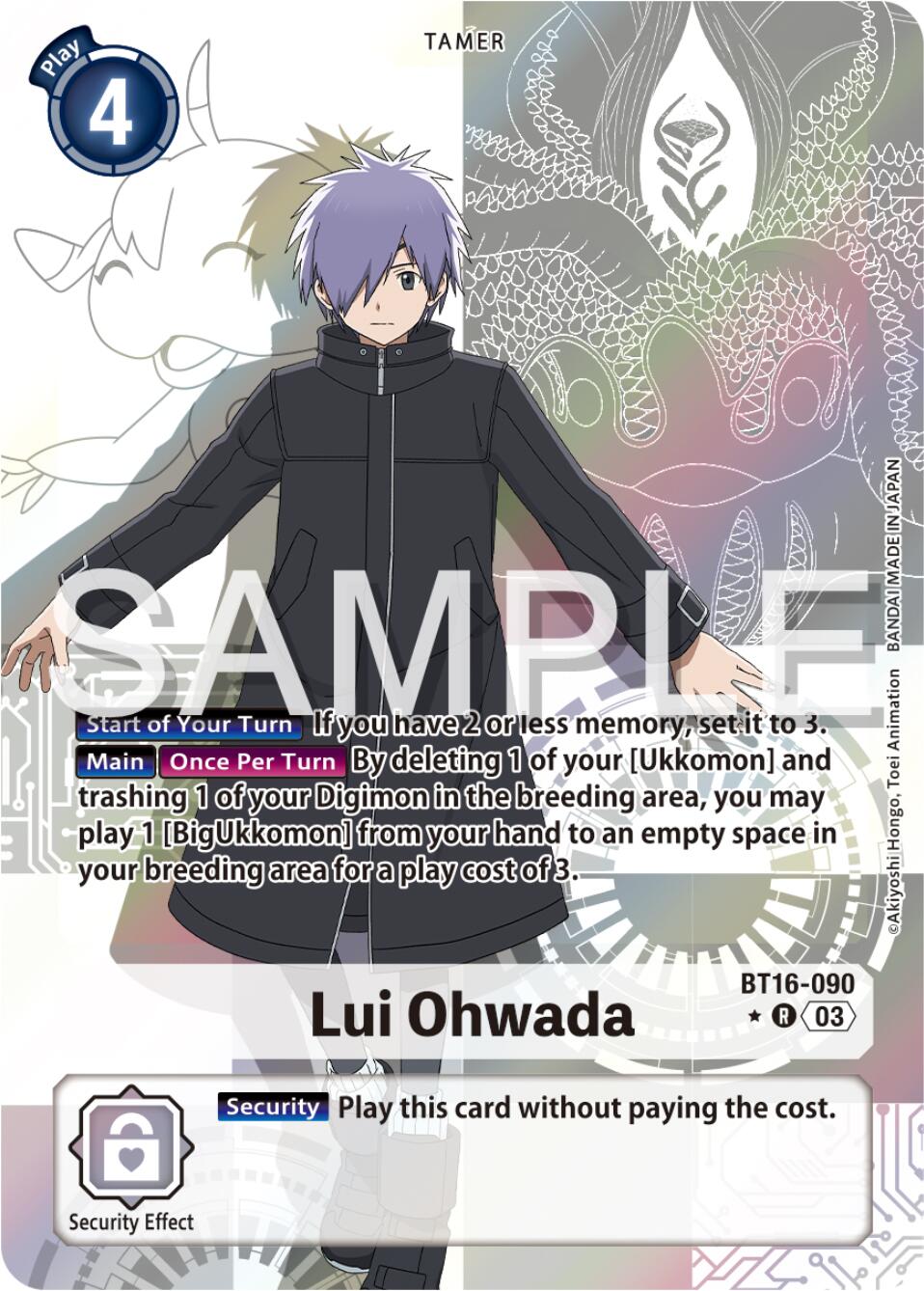 Lui Ohwada [BT16-090] (Alternate Art) [Beginning Observer] | Mindsight Gaming