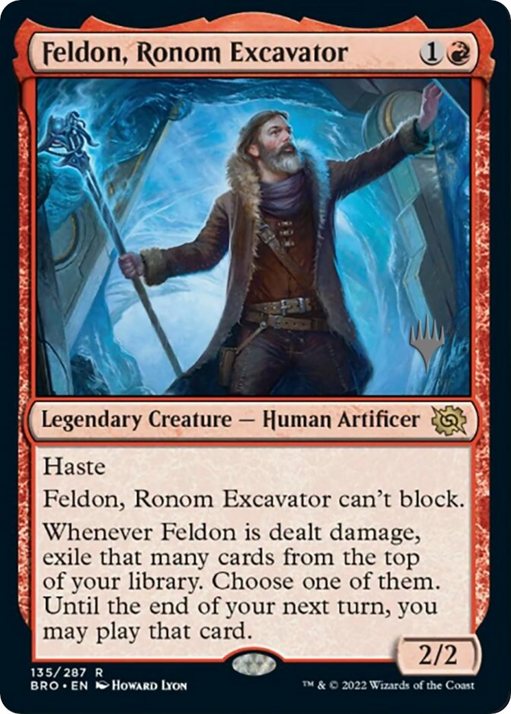 Feldon, Ronom Excavator (Promo Pack) [The Brothers' War Promos] | Mindsight Gaming