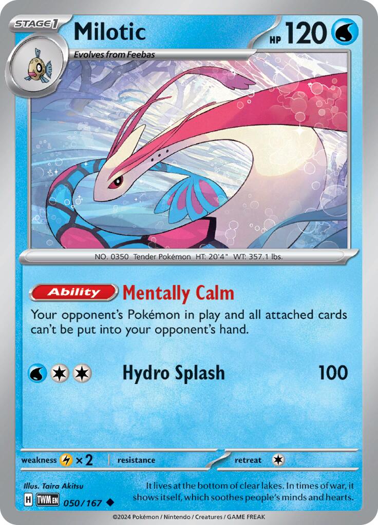 Milotic (050/167) [Scarlet & Violet: Twilight Masquerade] | Mindsight Gaming