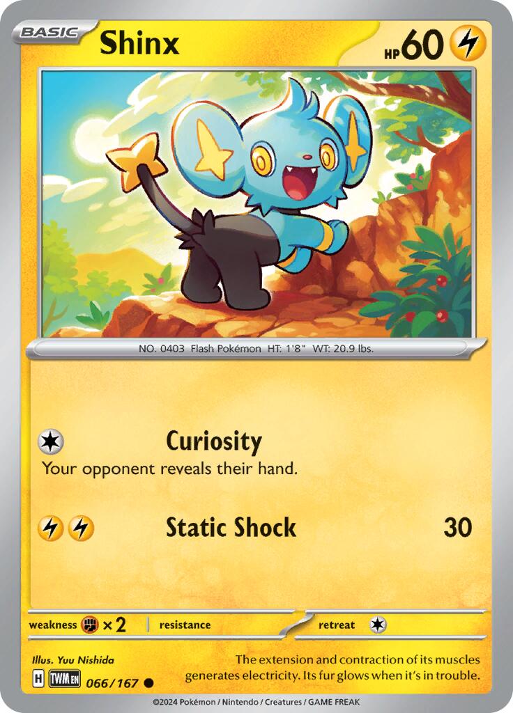 Shinx (066/167) [Scarlet & Violet: Twilight Masquerade] | Mindsight Gaming