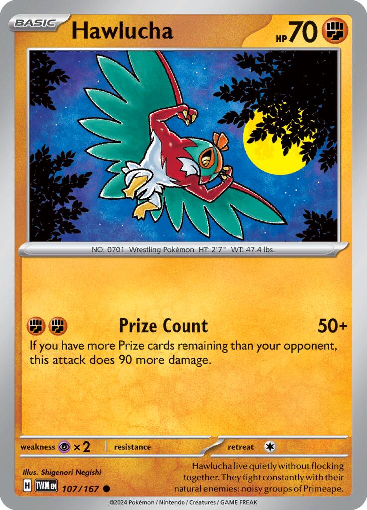 Hawlucha (107/167) [Scarlet & Violet: Twilight Masquerade] | Mindsight Gaming