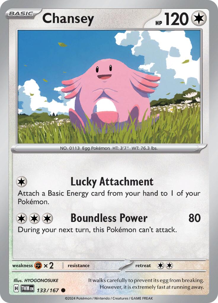 Chansey (133/167) [Scarlet & Violet: Twilight Masquerade] | Mindsight Gaming