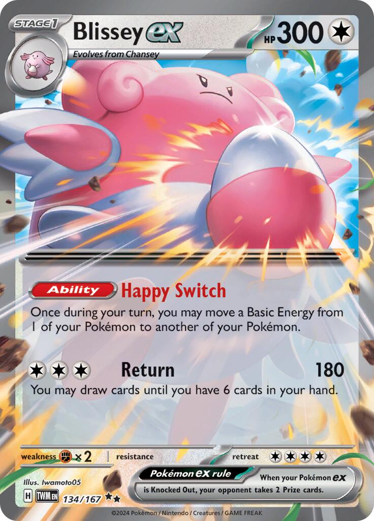 Blissey ex (134/167) [Scarlet & Violet: Twilight Masquerade] | Mindsight Gaming