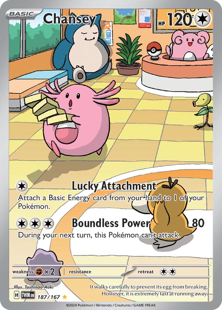 Chansey (187/167) [Scarlet & Violet: Twilight Masquerade] | Mindsight Gaming