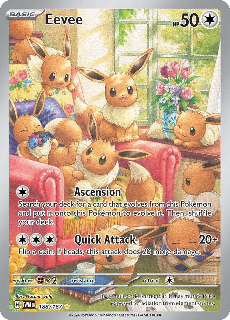 Eevee (188/167) [Scarlet & Violet: Twilight Masquerade] | Mindsight Gaming