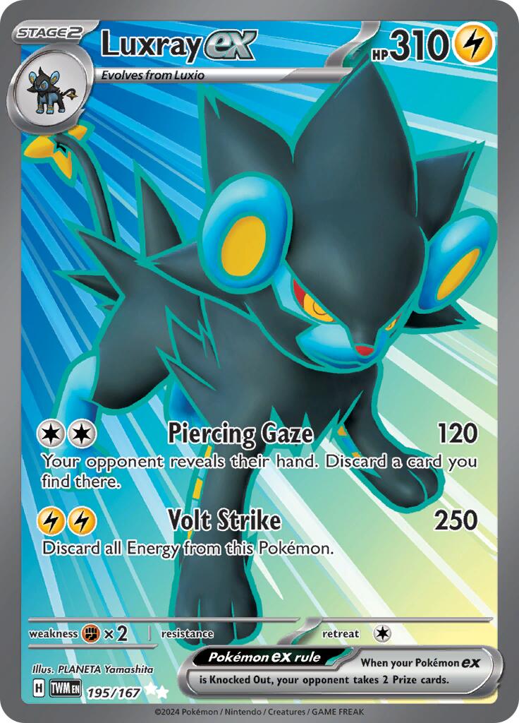 Luxray ex (195/167) [Scarlet & Violet: Twilight Masquerade] | Mindsight Gaming