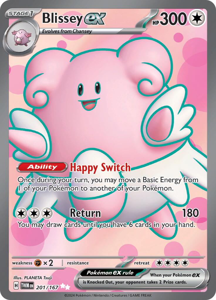 Blissey ex (201/167) [Scarlet & Violet: Twilight Masquerade] | Mindsight Gaming