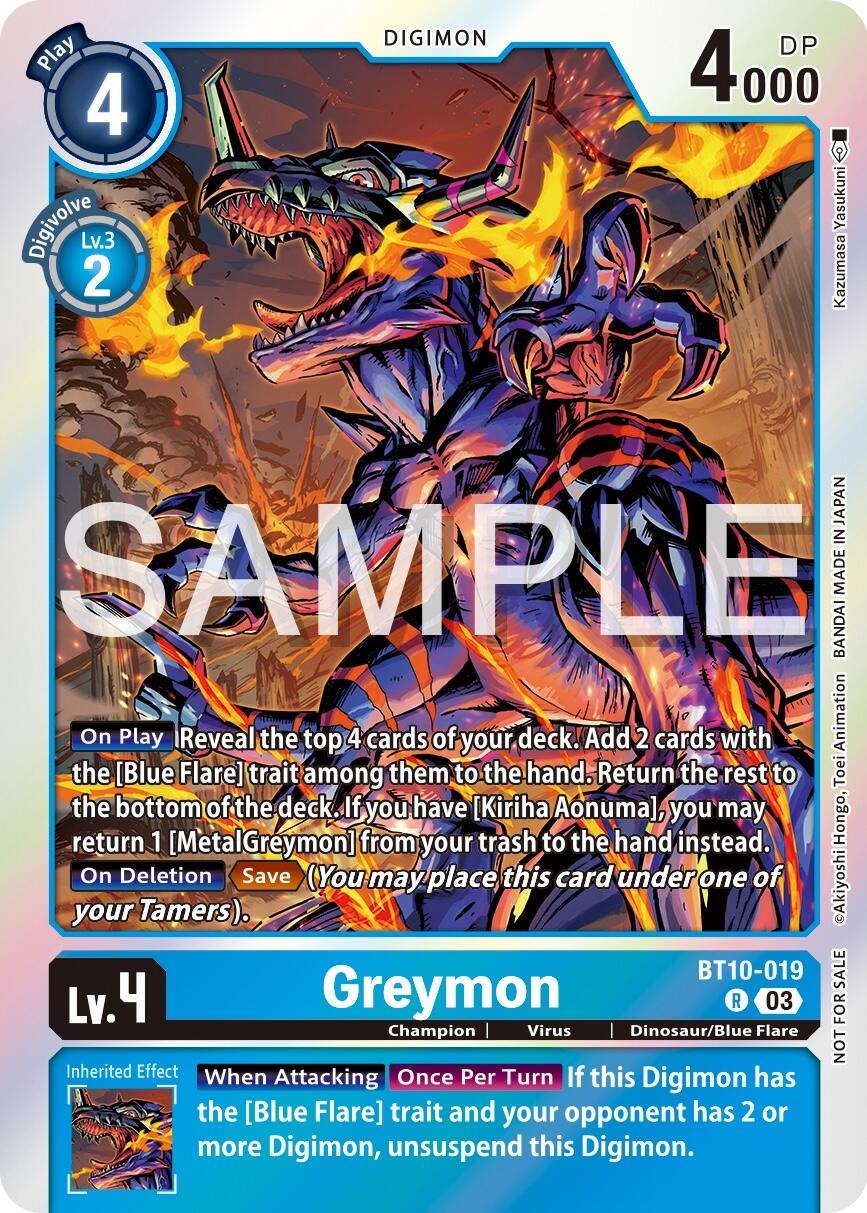 Greymon [BT10-019] (Official Tournament Vol.13 Winner Pack) [Xros Encounter Promos] | Mindsight Gaming
