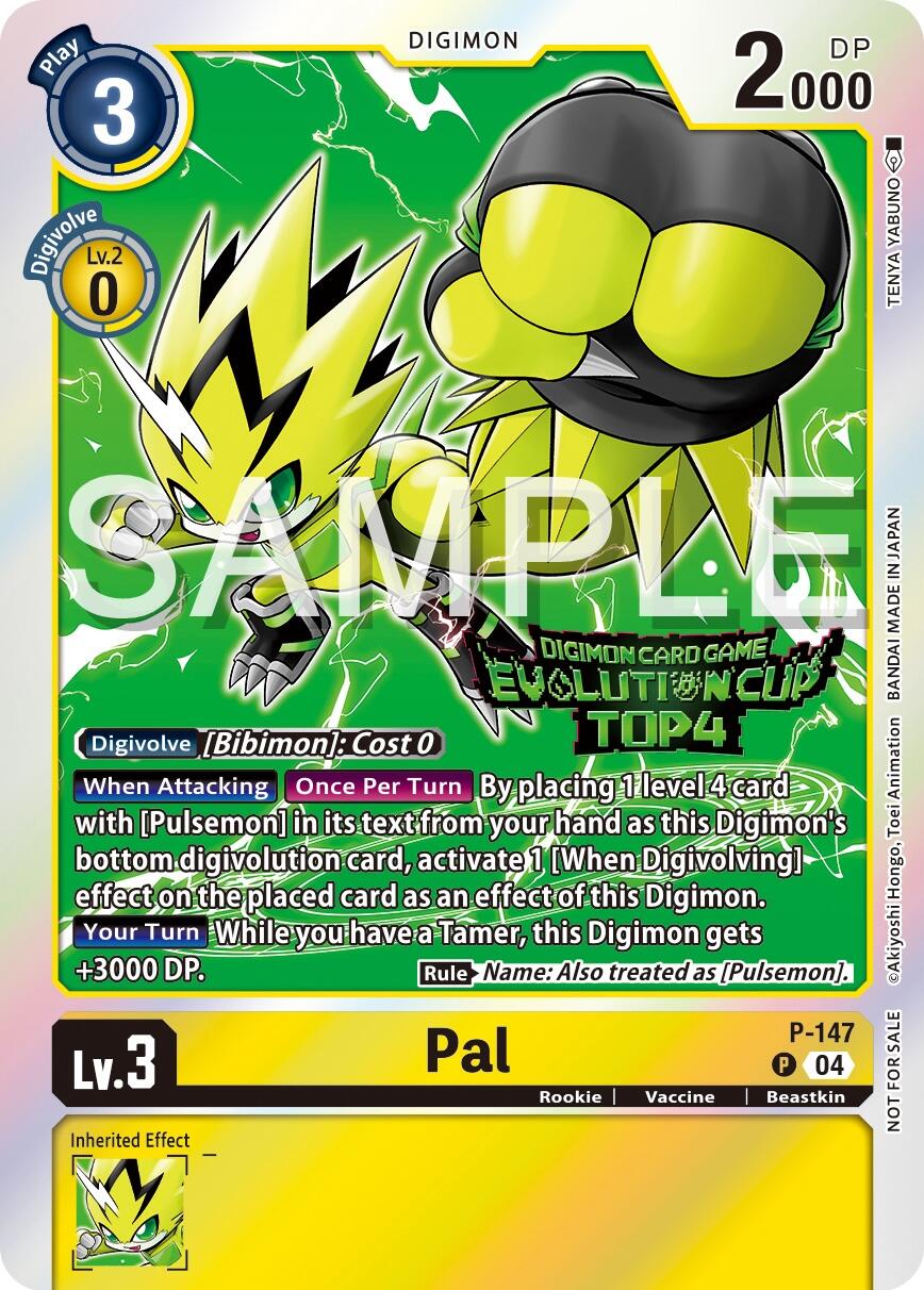 Pal [P-147] (2024 Evolution Cup Top 4) [Promotional Cards] | Mindsight Gaming