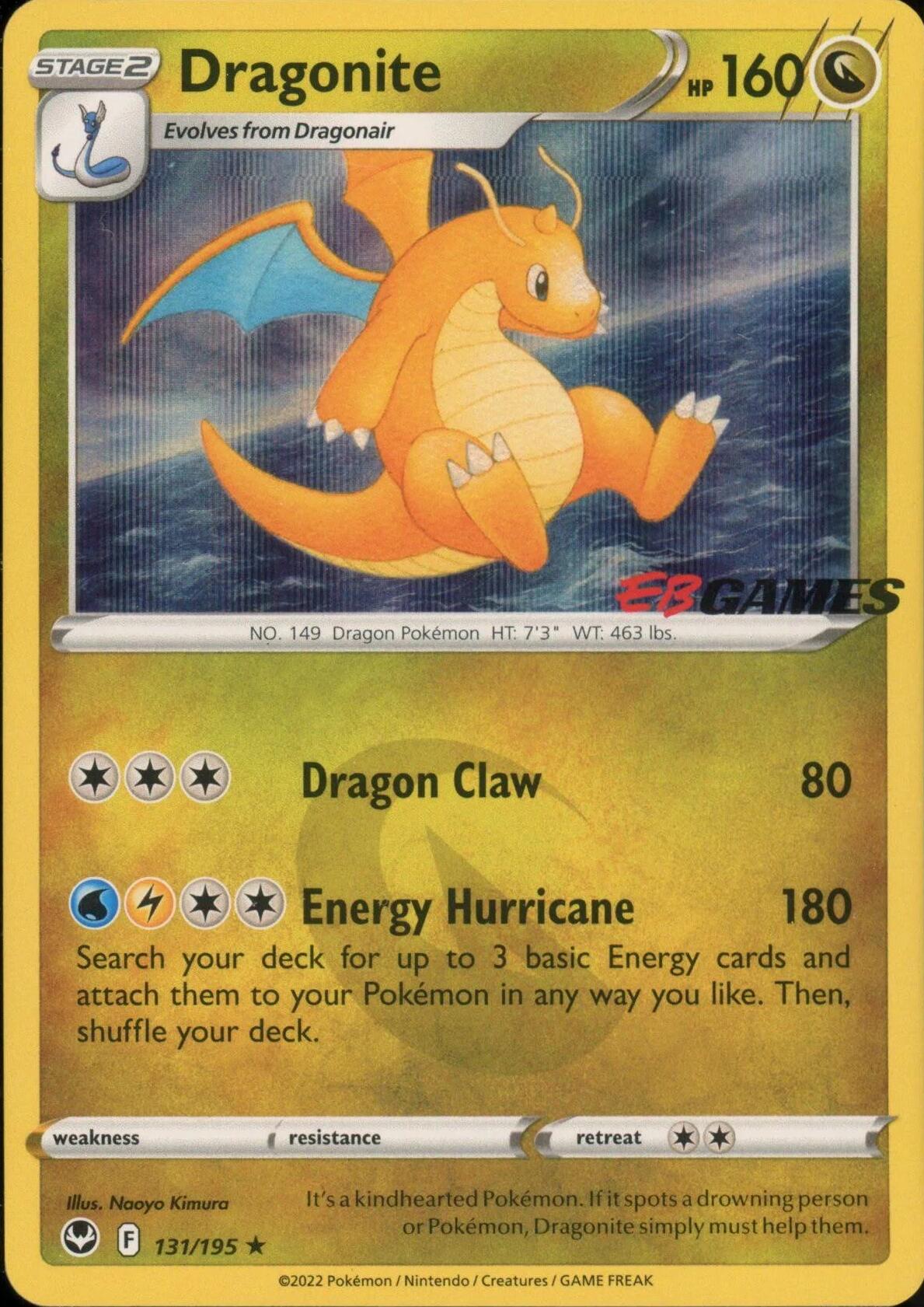 Dragonite (131/195) (EB Games Exclusive) [Miscellaneous Cards] | Mindsight Gaming