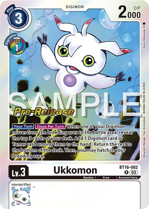 Ukkomon [BT16-082] [Beginning Observer Pre-Release Promos] | Mindsight Gaming