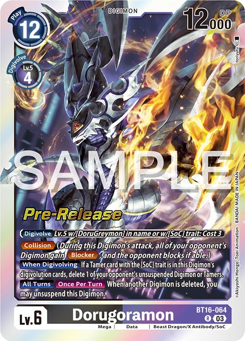 Dorugoramon [BT16-064] [Beginning Observer Pre-Release Promos] | Mindsight Gaming