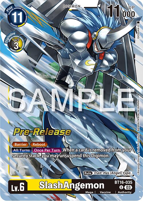 SlashAngemon [BT16-035] [Beginning Observer Pre-Release Promos] | Mindsight Gaming