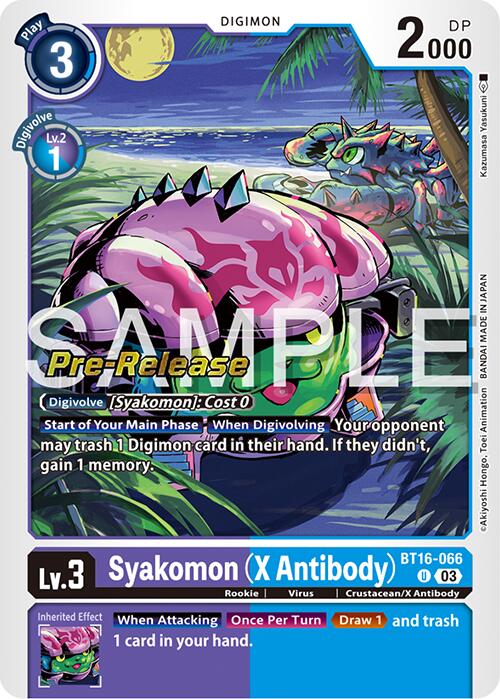 Syakomon (X Antibody) [BT16-066] [Beginning Observer Pre-Release Promos] | Mindsight Gaming