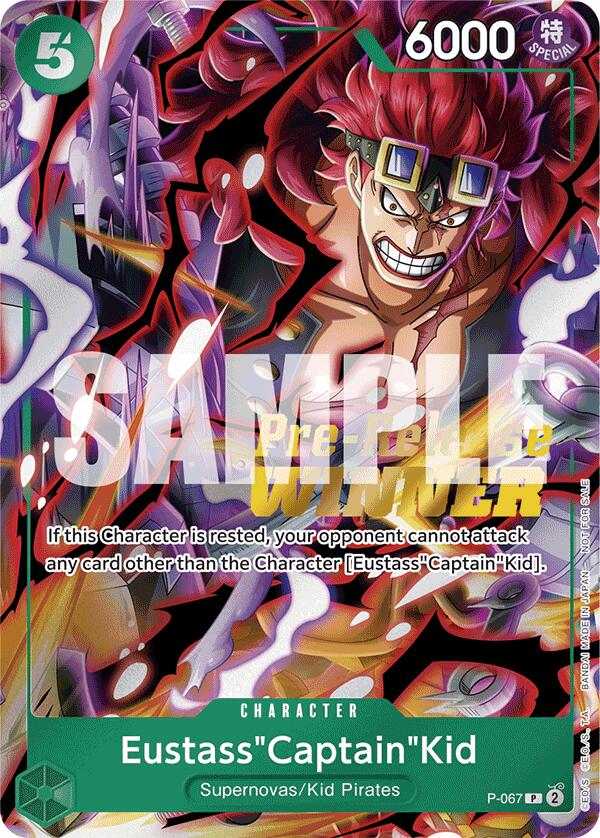 Eustass"Captain"Kid (OP-07 Pre-Release Tournament) [Winner] [One Piece Promotion Cards] | Mindsight Gaming