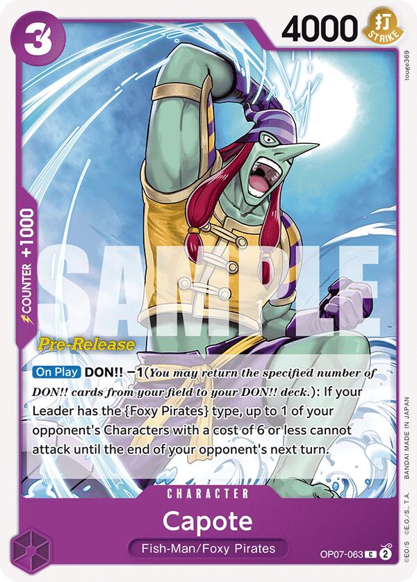 Capote [500 Years in the Future Pre-Release Cards] | Mindsight Gaming