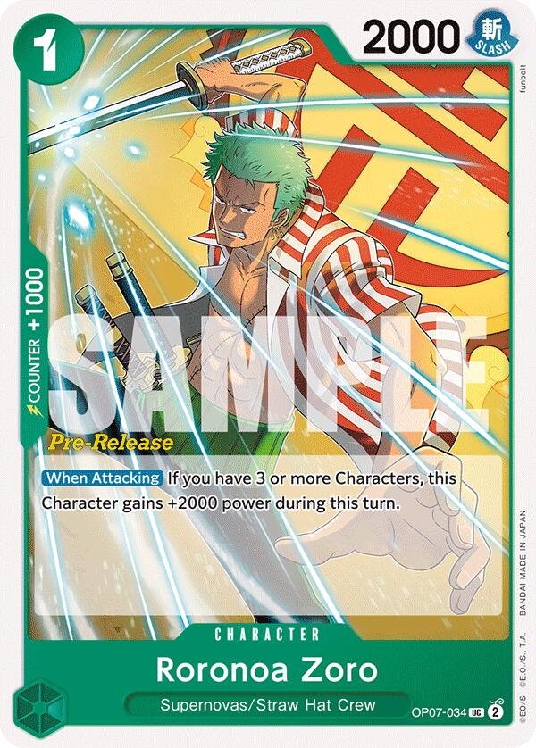 Roronoa Zoro [500 Years in the Future Pre-Release Cards] | Mindsight Gaming