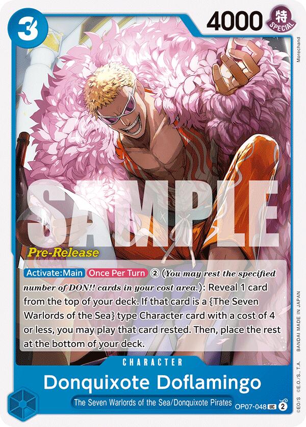 Donquixote Doflamingo [500 Years in the Future Pre-Release Cards] | Mindsight Gaming