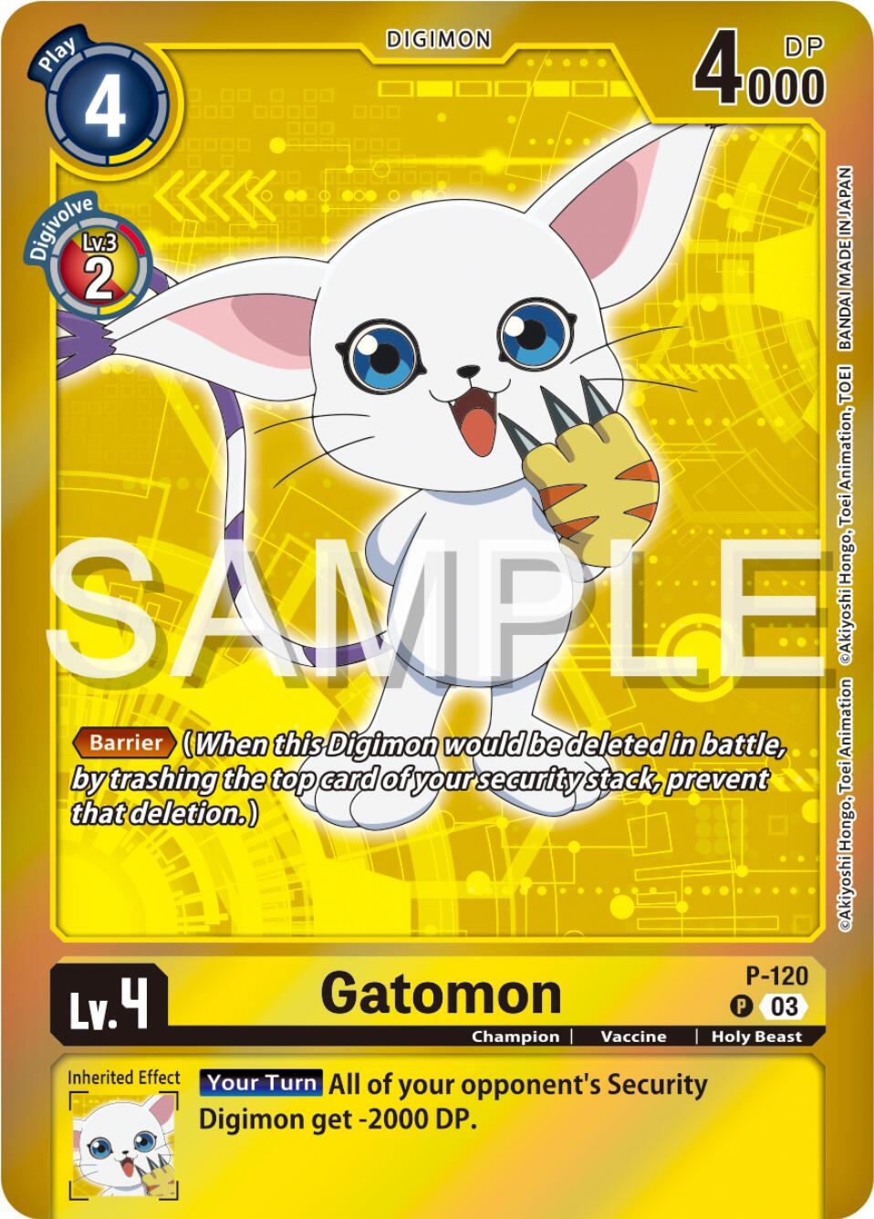 Gatomon [P-120] - P-120 (Digimon Adventure Box 2024) [Promotional Cards] | Mindsight Gaming