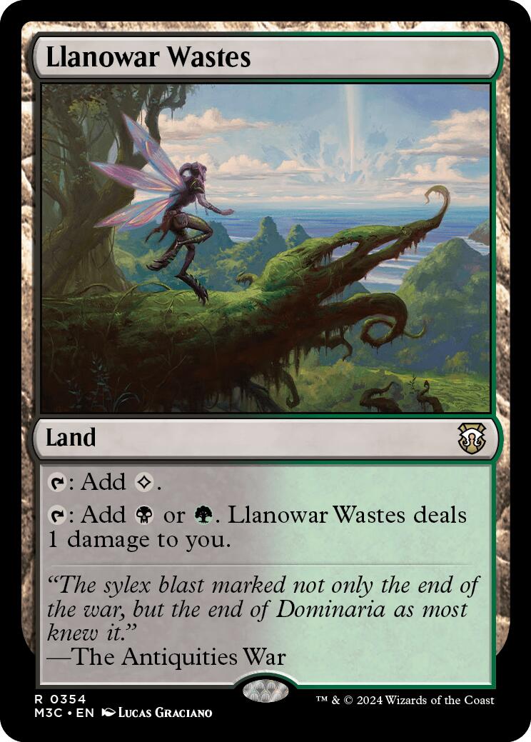 Llanowar Wastes [Modern Horizons 3 Commander] | Mindsight Gaming