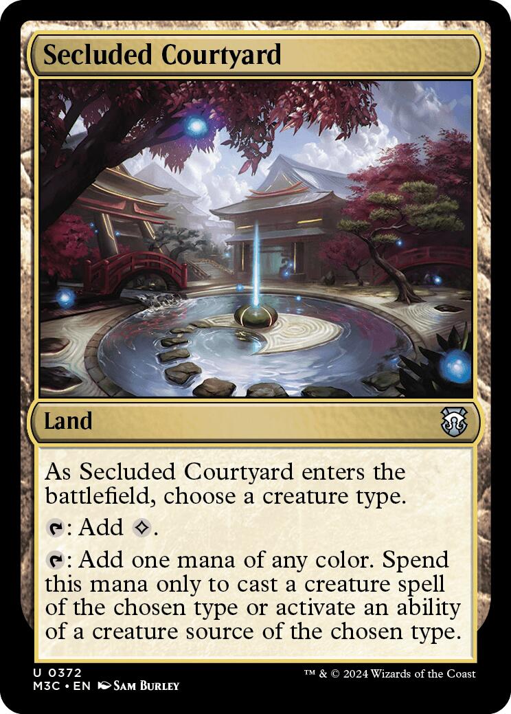 Secluded Courtyard [Modern Horizons 3 Commander] | Mindsight Gaming