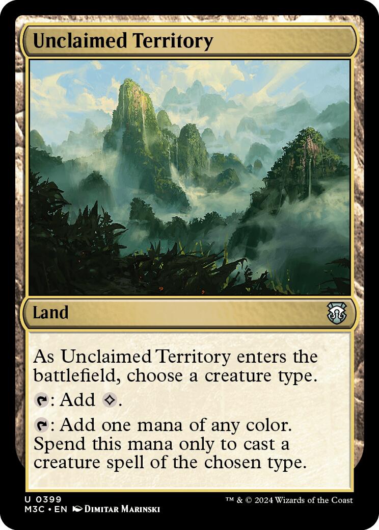 Unclaimed Territory [Modern Horizons 3 Commander] | Mindsight Gaming