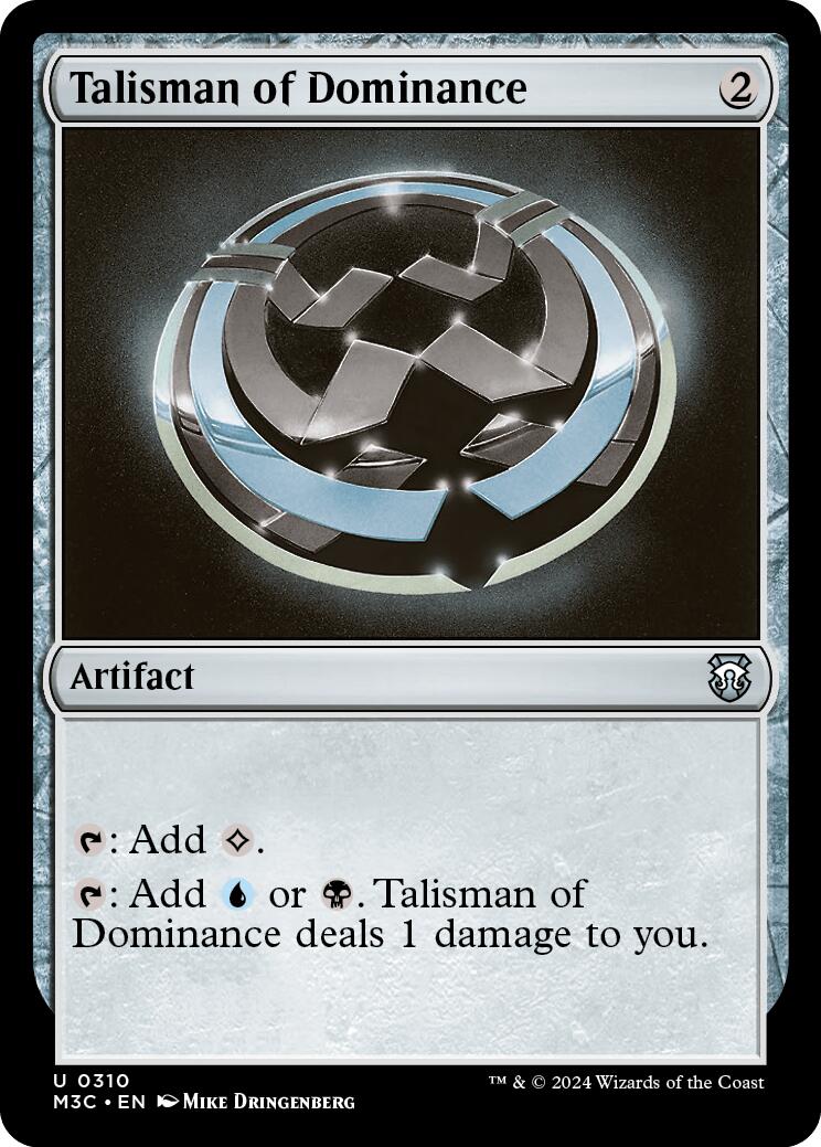 Talisman of Dominance [Modern Horizons 3 Commander] | Mindsight Gaming