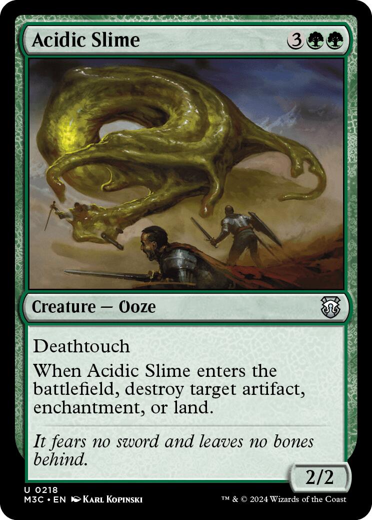 Acidic Slime [Modern Horizons 3 Commander] | Mindsight Gaming