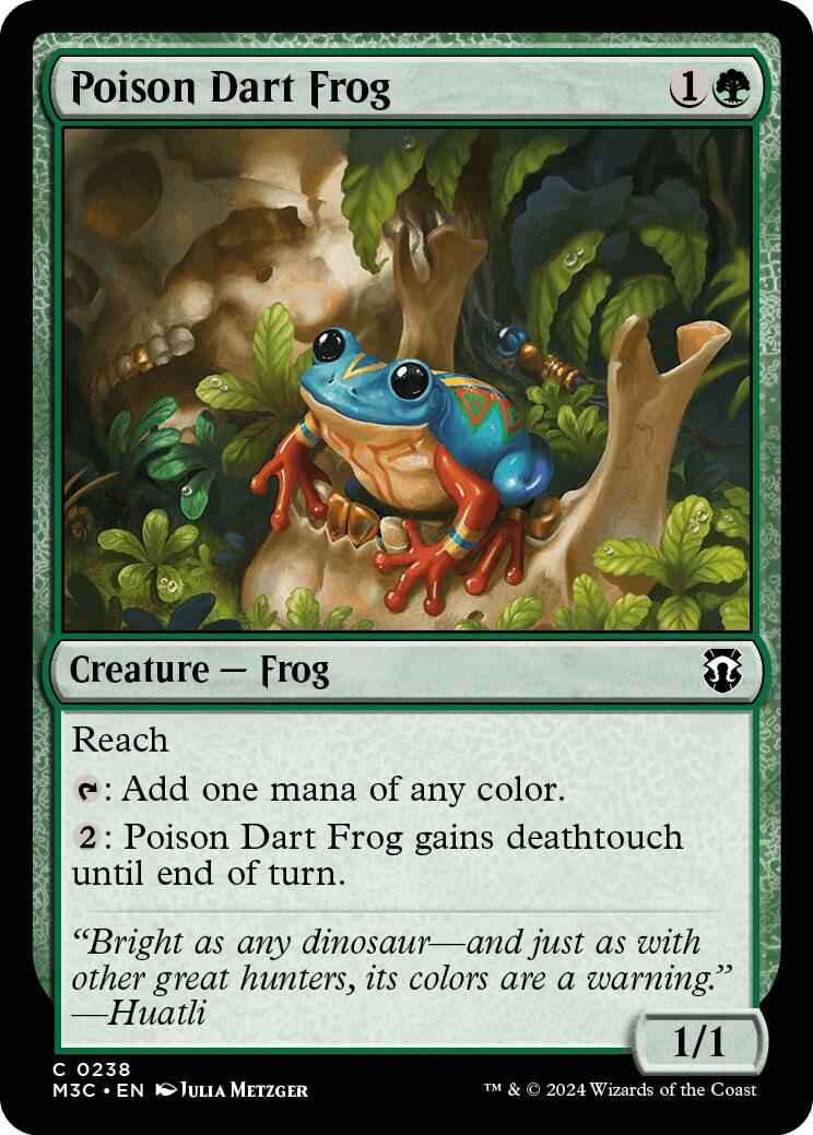 Poison Dart Frog [Modern Horizons 3 Commander] | Mindsight Gaming