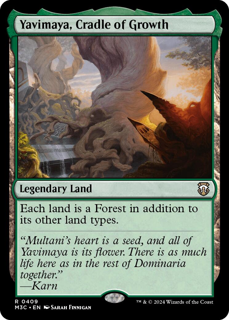 Yavimaya, Cradle of Growth [Modern Horizons 3 Commander] | Mindsight Gaming