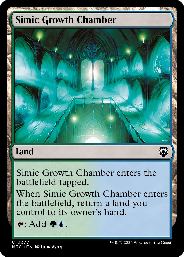 Simic Growth Chamber [Modern Horizons 3 Commander] | Mindsight Gaming