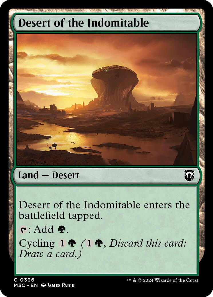 Desert of the Indomitable [Modern Horizons 3 Commander] | Mindsight Gaming